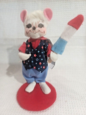 ANNALEE 2022 PATRIOTIC 4TH OF JULY 6'' PATRIOTIC POPSICLE MOUSE Toothy lol NWT