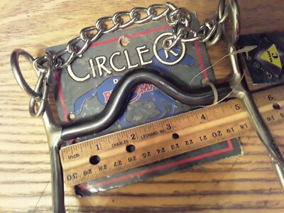 Embout De Mors Reinsman Circle R Jr 5 - Port Moyen Pour Cheval