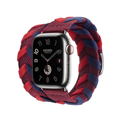 Apple Watch Hermès - 41mm Rouge H Bridon Double Tour MTHN3AM/A - Photo 2 sur 3