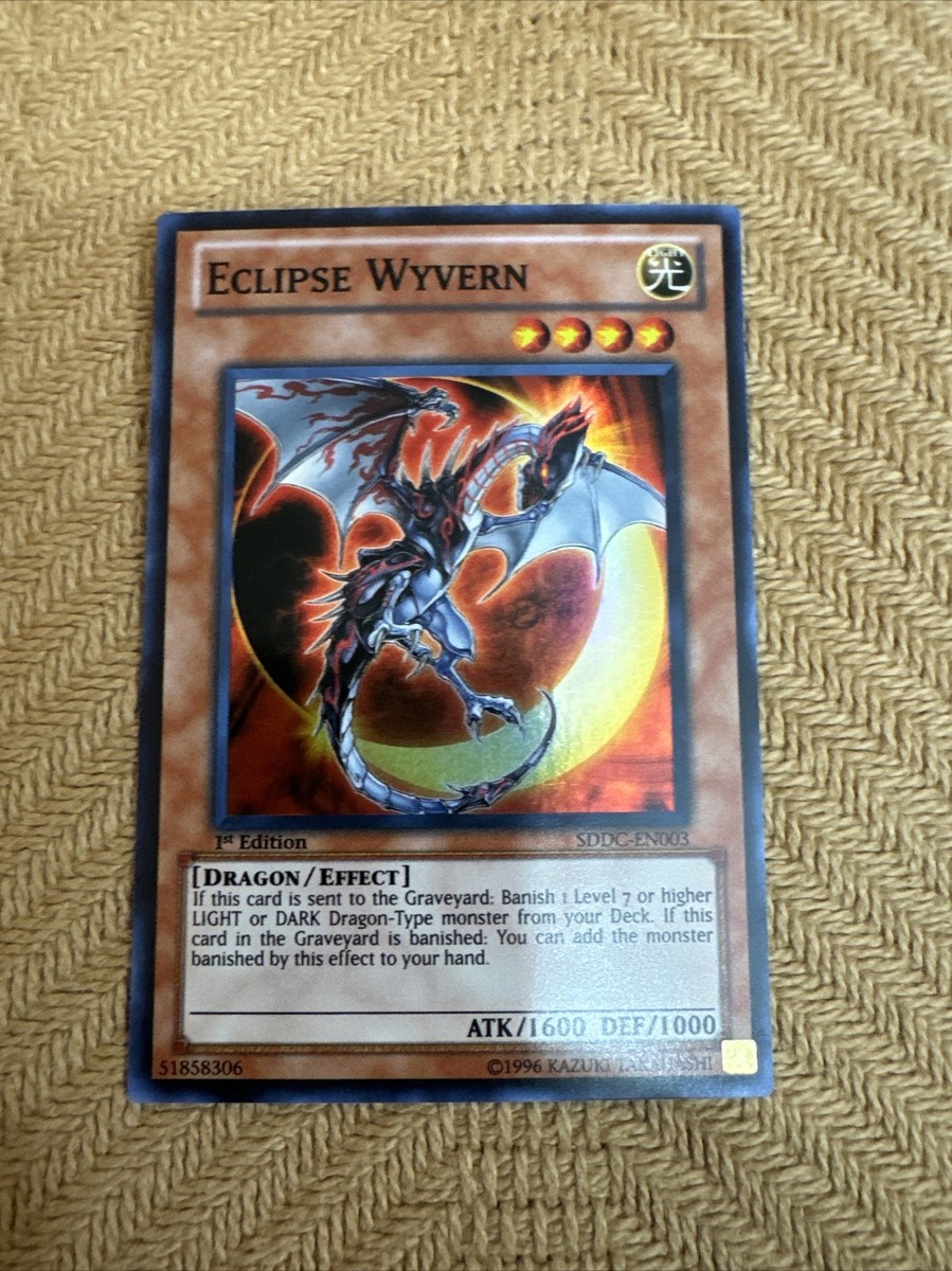 Yu-Gi-Oh! TCG Eclipse Wyvern Structure Deck: Dragons Collide SDDC-EN003 1st... Yu-Gi-Oh! TCG Eclipse Wyvern Structure Deck: Dragons Collide SDDC-EN003 1st...