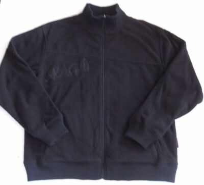 SKAG Fleecejacke Fleece Blousonjacke mit Strickkragen+ Bündchen