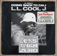 LL Cool J Signed Going Back To Cali Vinyl Record 12" Single Hip Hop LEGEND RAD