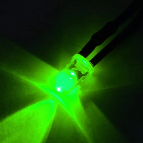 100 x 3 mm vorverdrahtet DC 5 V-12 V Micro LED Leuchten emittierende Dioden Mini Birnen Lampe - Bild 8 von 26
