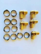 EFIELD  15 PCS 1" PEX ELBOW  5 PCS BRASS CRIMP FITTINGS 10PCS 1" Cinch Clamps
