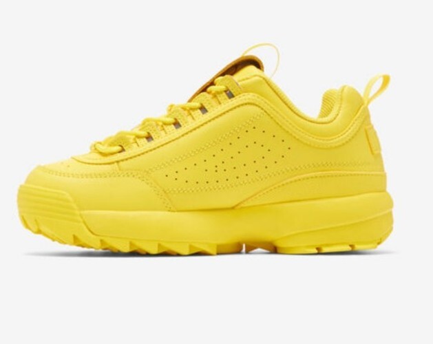 No.867 FILA スモーキーYELLOWのプリーツ☆新品☆XL☆ Fila Women's Oakmont TR Trail Running Shoes Safety Yellow