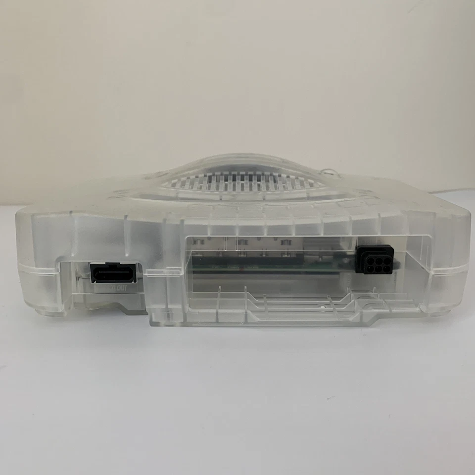 NEW Nintendo 64 N64 Limited Clear Crystal White Custom Console W/ New LED Rare - Image 4 of 4