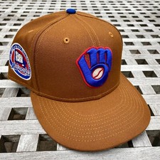 Milwaukee Brewers Yote City Ballpark Snacks New Era 59FIFTY Hat Club 7 3/8