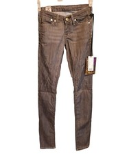 4 Stroke Women's Jeans Roseland Super Skinny Evil Wash Size 24 NWT 