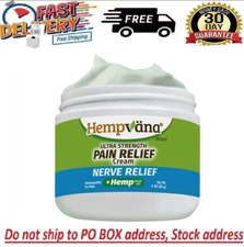 Hempvana Ultra-Strength Nerve Relief Cream, As Seen on TV, Targets Discomfort,