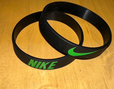 Nike Baller Band Silicone Rubber Bracelet Black Green Dunks Jordan 1 Mid NEW