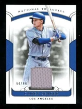 2018 Panini National Treasures Corey Seager #177 Jersey Relic /99 Dodgers FX1088