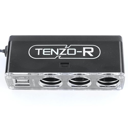 12 Volt Mehrfachsteckdose 3x Steckdose 2x USB für Auto, Boot, Wohnwagen Camping - Picture 6 of 6