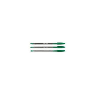Bic Cristal Green Ballpoint Pen 8373621, Pack of 50
