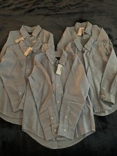 5 Children's Place Boys Light Blue Oxford Shirt - Small 5/6 Long Sleeve