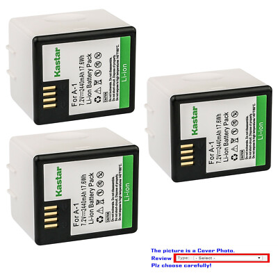 Kastar Replacement Battery for Arlo A-1 A1 & Arlo Security Light VMA4400 Netgear
