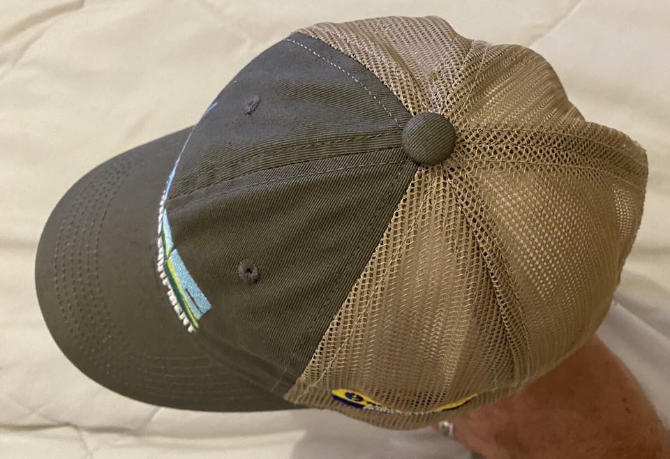 Twin Hills Equipment New Holland Agriculture Green Beige Hat Cap Mesh