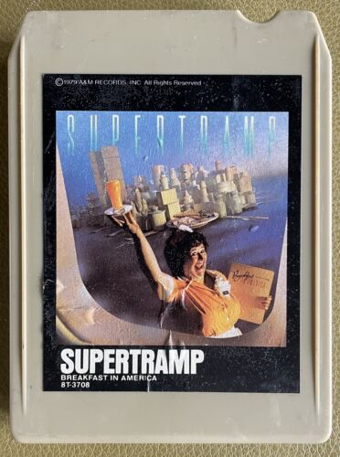 Supertramp – Breakfast In America – A&M Records – 8T-3708 - 1979 - 8-ścieżkowy - Zdjęcie 1 z 4
