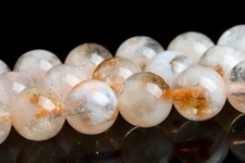 Genuine Natural Faint Yellow Cloudy Citrine Grade AB Round Beads 7-8/8/10MM