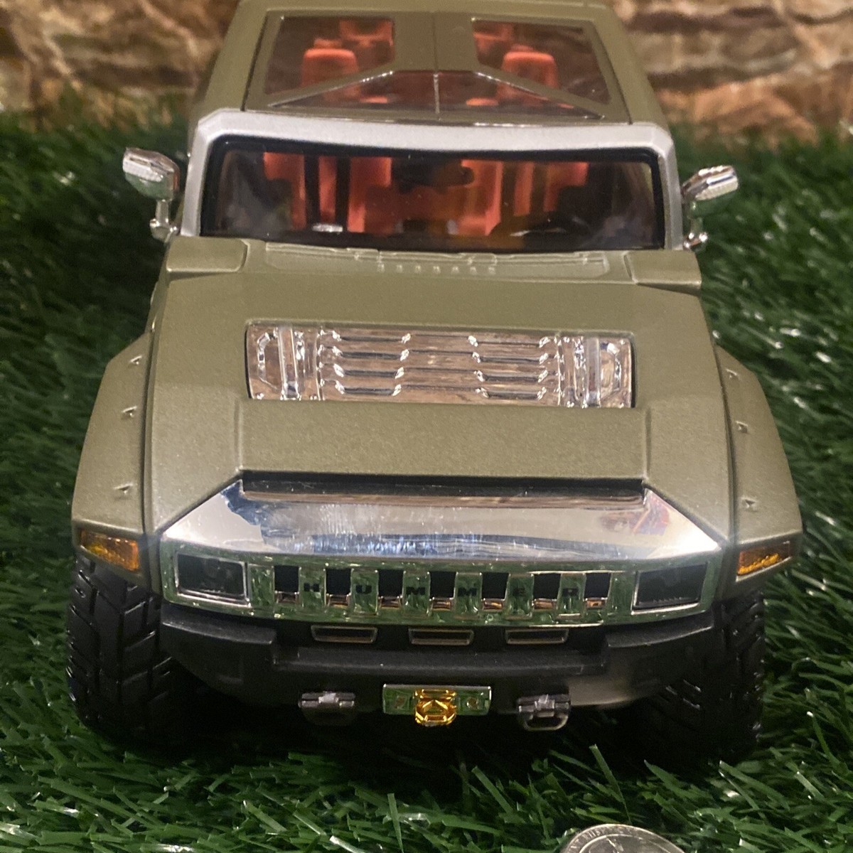 1/18 ダイキャスト Hammer Hx concept 開封品 HUMMER HX CONCEPT Green METALLIC 1/18 DIECAST MODEL CAR BY