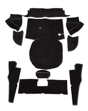 Mgb Roadster 1962-1980 Trunk Boot 11 Piece Carpet Set - Black Mgb Roadster 1962-1980 Trunk Boot 11 Piece Carpet Set - Black