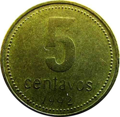 Argentina 5 Centavos Coin | Sol de Mayo | KM109 | 1992 - 2005