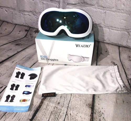 velazzio ski goggles kids revo blue 