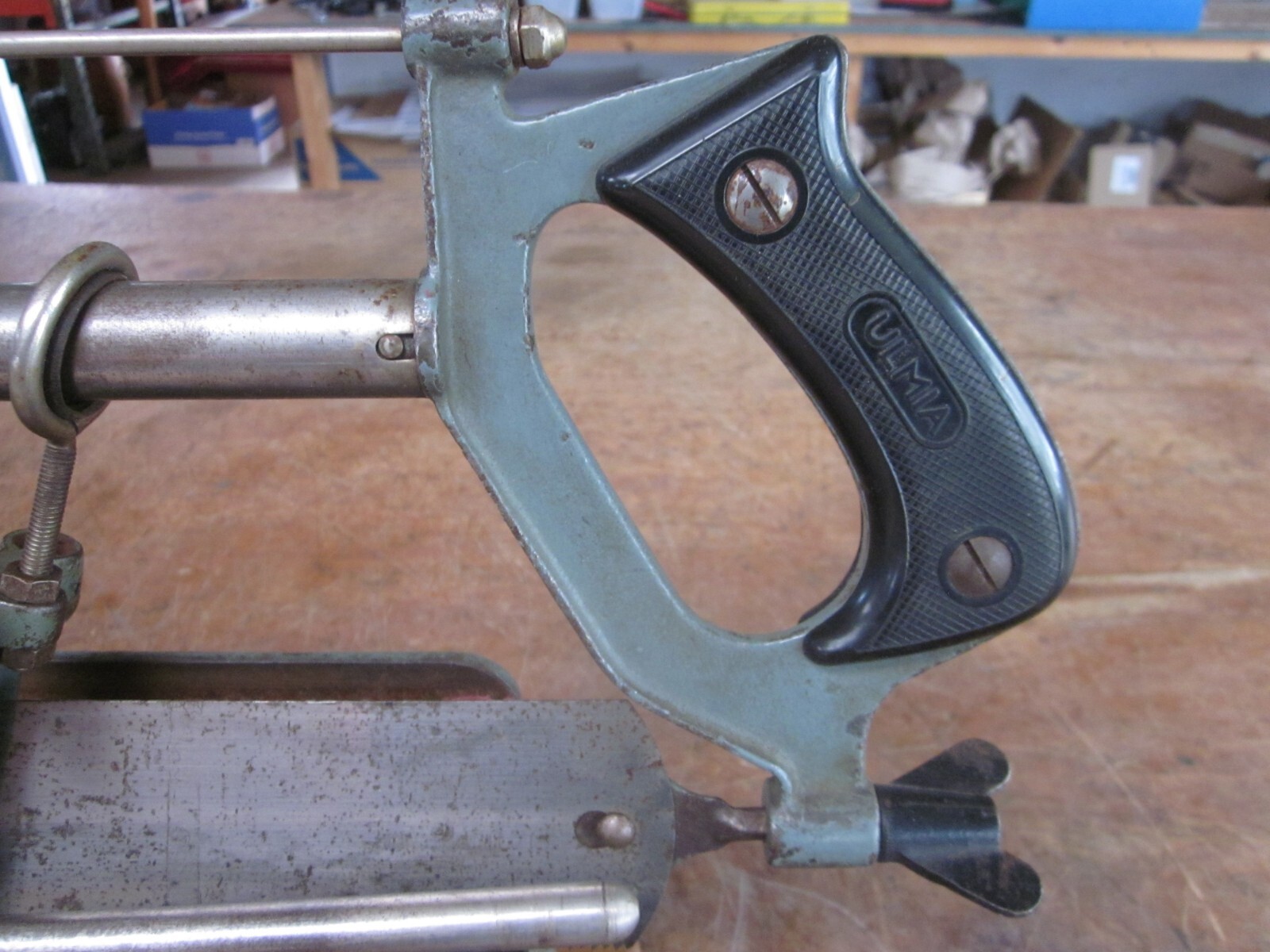 remarkable Ulmia Frankfurt Germanmade hand miter saw box, cast iron eBay