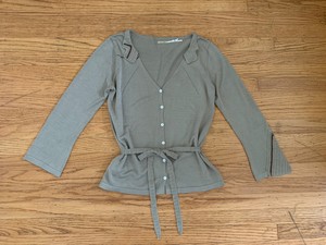 max studio wrap sweater