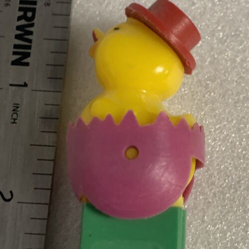 Vintage Pez Dispenser Easter Chick And Egg No Feet Austria - Picture 9 of 16