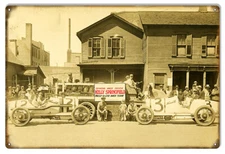 KELLY SPRINGFIELD RACE TRUCK MOTOR SPEEDWAY 18" HEAVY DUTY USA METAL ADV SIGN