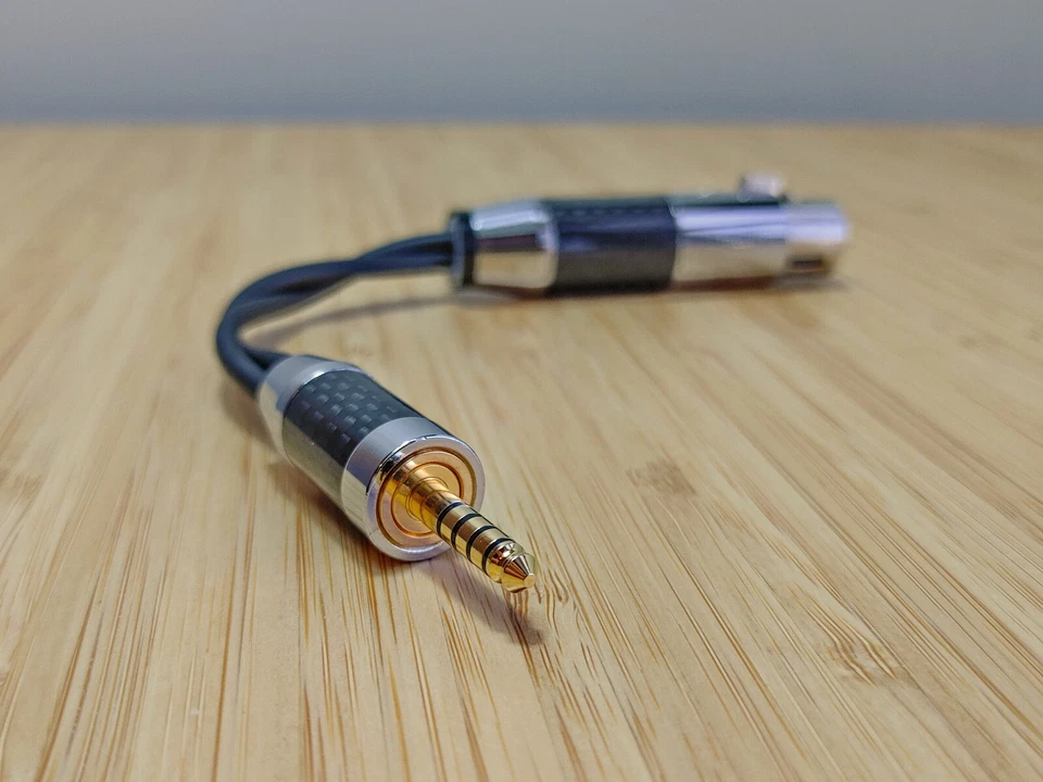 Adaptador de cable de audio equilibrado GSAudioCables 4,4 mm TRRS TRRS a 4 pines XLR hembra Foto 2 de 4