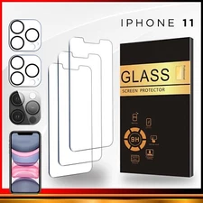 Tempered Glass 3x3 Screen and Camera Protector for IPHONE  17/16/15/14/13/12/11