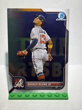 Ronald Acuna Jr. 2022 Bowman Chrome # 58 Base Atlanta Braves
