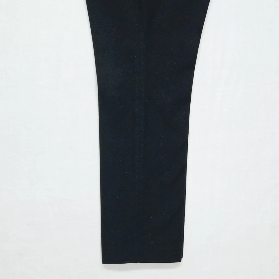 Pantalones de vestir Bonobos para hombre tweed rectos calce ajustado talla 38X31 negro frente plano Foto 4 de 4