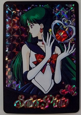 Sailor Moon Card Sailor Pluto Prism Holo Effect Collector Anime Card