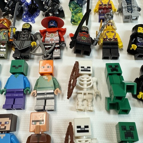 LEGO Ninjago, Minecraft, Atlantis, Rockminers Minifigure Lot! - Picture 11 of 16
