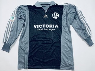 Schalke 04 Trikot VICTORIA 2001 04 Vintage Adidas L Spieler #1 NEUER Amateure