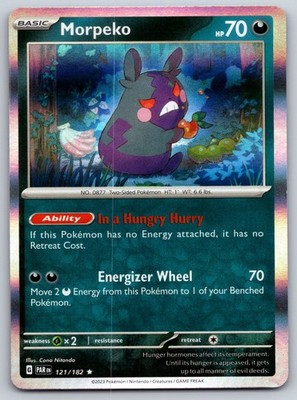 Morpeko Holo 121/182 SV04: Paradox Rift Rare MP