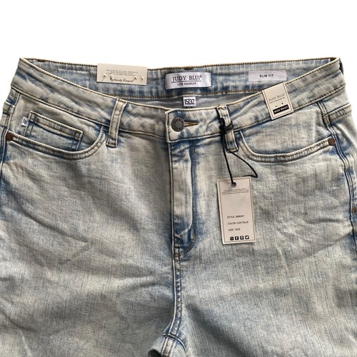 Judy Blue Jeans Damen 15/32 Slim Fit High Rise Comfort Stretch Denim Acid Wash - Bild 7 von 9