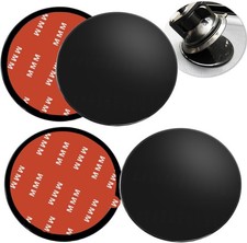 4 Pack 95mm Black Adhesive Dashboard Pad Mounting Disk, Mounting Disk for Suc...