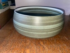 Surrey Ceramics Green Fruit Bowl 19.8cm diameter 8.3cm Height