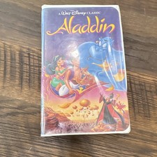 Walt Disney Classic Aladdin VHS Animated Family G 1992 NTSC English