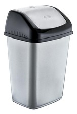 BH |  1 Pc Plastic Swing Bin Home Office Kitchen Garden Rubbish Waste Dustbin