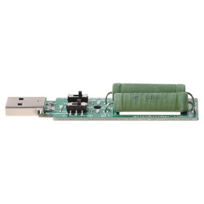 USB Resistor Electronic Load for w/Switch Adjustable 3 Current 5V Resistance Tes