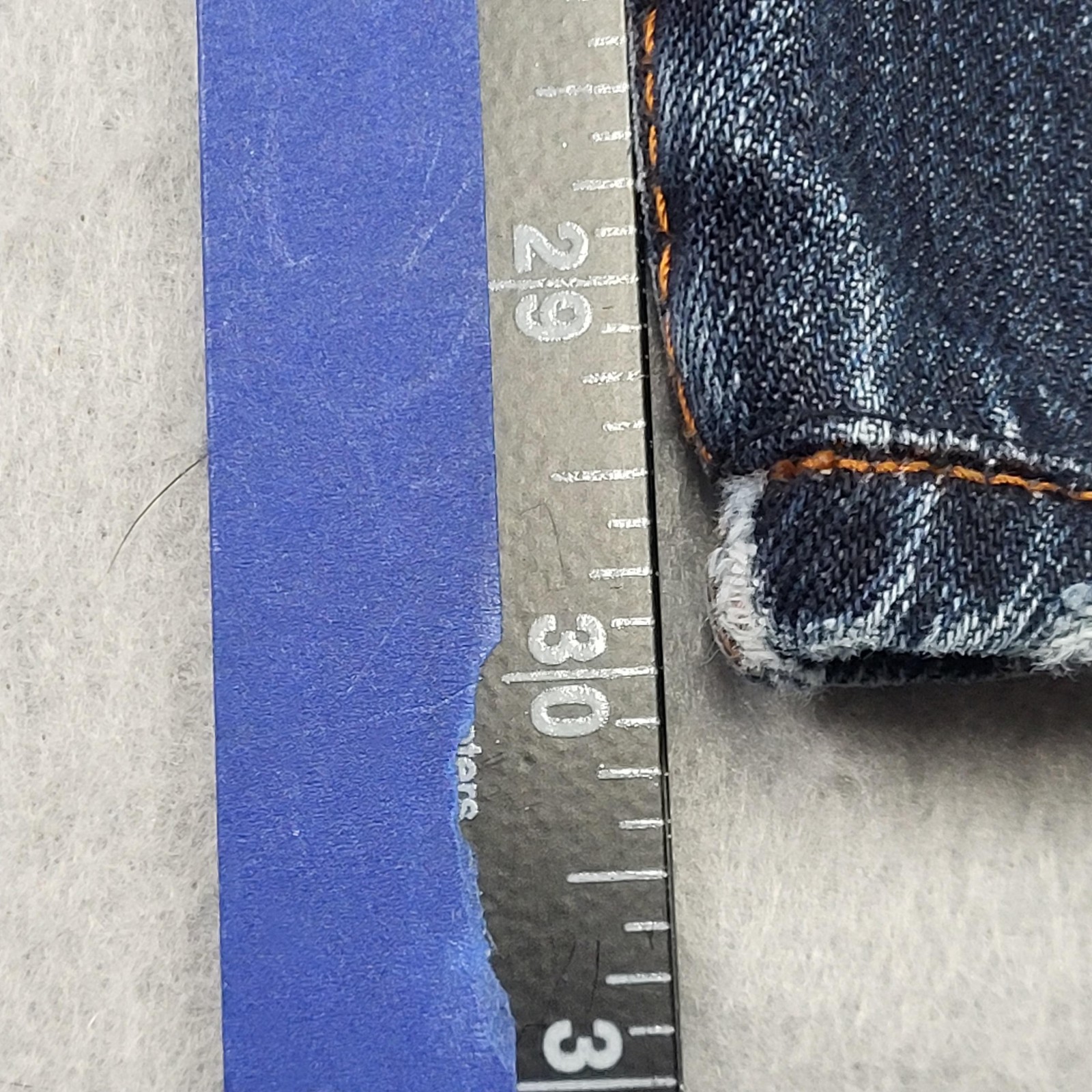 Hugo Boss Jeans Mens 30x30 Blue Medium Wash Relaxed Straight Distressed No Tag thumbnail 7