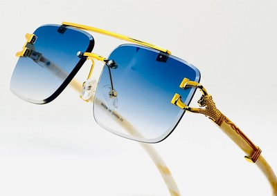 Cartier - Occhiali Da Sole Cartier Panthere Mel Gold CT01190 Occhiali Montatura Quadrata Sunglasses - Foto 3