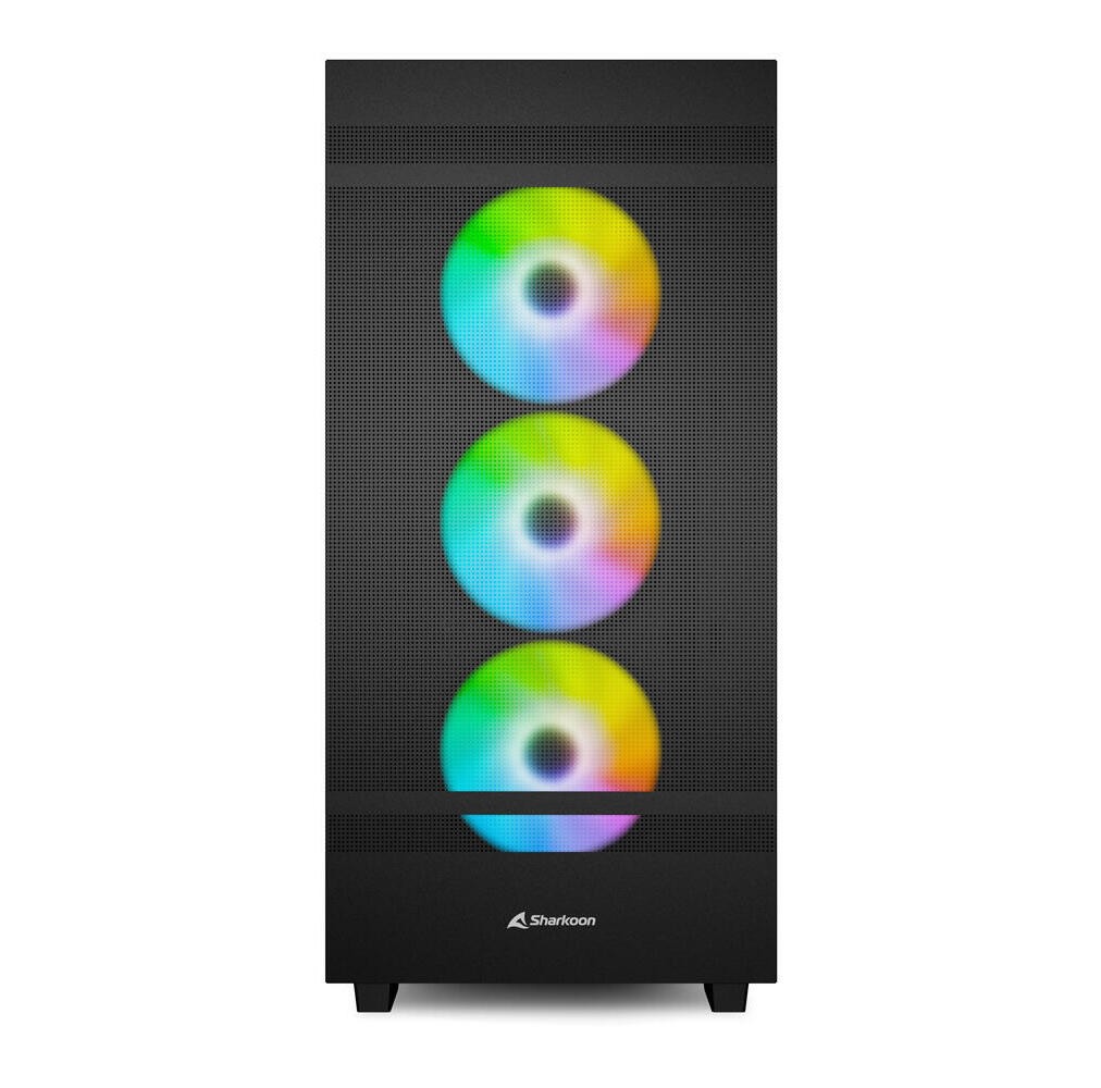 Sharkoon PC Gehuse Rebel C50 Черный RGB ATX schwarz 24390₽