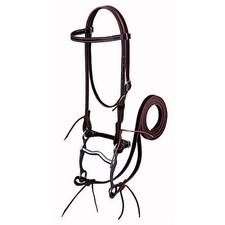 Weaver Leather Weaver Latigo Leather Headstall Set w/Bit