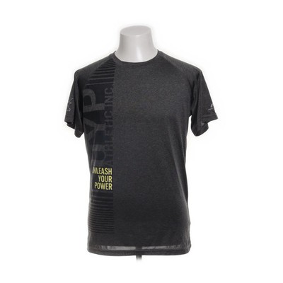 Unleash Your Nature, T-shirt, Größe: M, Grau, Polyester, Print, Herren #Ejr