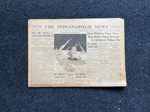 Best of the Rest - Early WW2 European Theatre Newspaper - Original Vintage Worl